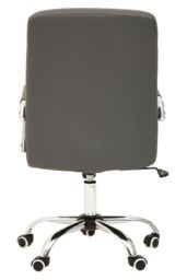 Orsina Ergonomic Black Tufted Home Office Chair, Comfortable Work From Home Chair, Movable Ergonomic Work Chair in Grey - thumbnail 5