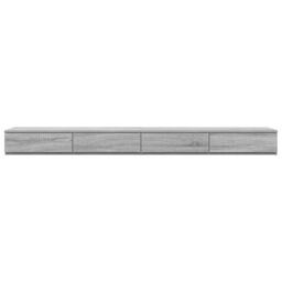 Berkfield Home Bed Drawers in Grey Sonoma - 180x36.5x16.5 cm - Made of Engineered Wood - thumbnail 6