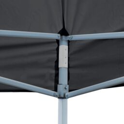Berkfield Home Folding Pop-up Partytent with Sidewalls 3x6 m Anthracite in Black - thumbnail 4