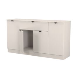 Ready Assembled 2 U Norway 4 Door 1 Drawer Wide Unit (Ready Assembled) in Taupe - thumbnail 8