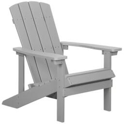Wyld and Coco Garden Chair with Footstool Light Grey - thumbnail 3