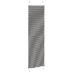 Berkfield Home Pleated Blind Anthracite 55x200 cm Fabric Width 54.4 cm Polyester in Black - thumbnail 3