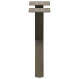 Berkfield Home Coffee Table Legs X-Shaped 2 pcs Natural Steel 30x(30-31) cm Steel in Brown - thumbnail 5