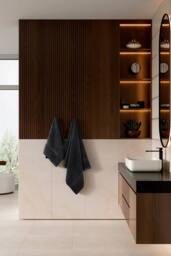 Ted Baker 'TB Plain Dye' Cotton Towel in Black - thumbnail 2