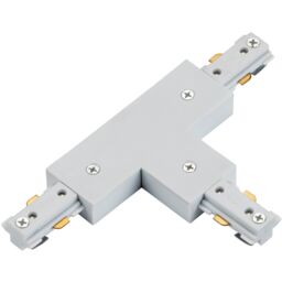 Loops Commercial Track Lighting T-Connector - 180mm x 107mm - White Pc Rail System - thumbnail 1