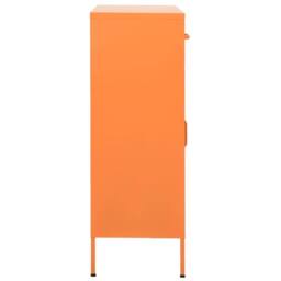Berkfield Home Storage Cabinet Orange 80x35x101.5 cm Steel - thumbnail 4