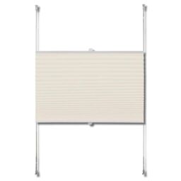Berkfield Home Plisse Blind 110x150cm Cream - Size: 110x150 cm - thumbnail 4