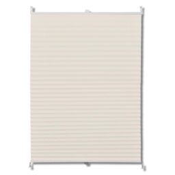 Berkfield Home Plisse Blind 110x150cm Cream - Size: 110x150 cm - thumbnail 2
