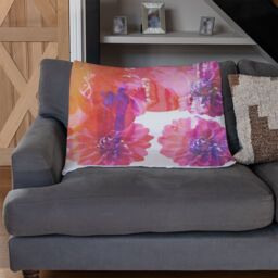 Benjamin Tate Design Blossom Blanket in Natural - Size: 120 cm x 150 cm - thumbnail 2