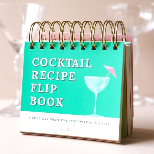 Lisa Angel Women's Cocktail Recipe Illustrated Desktop Flip Chart - image 1