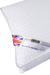 Homescapes Air Flow Pillow Super Microfibre, 48 x 74 cm in White - thumbnail 2