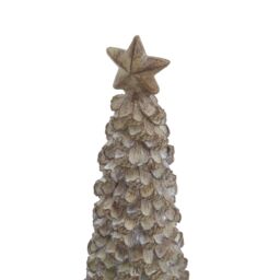 Love Lace Medium Beige Cedar Tree With Star - thumbnail 2