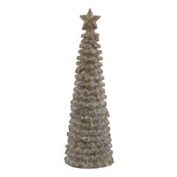 Love Lace Medium Beige Cedar Tree With Star