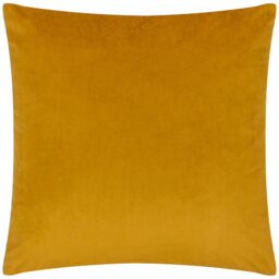Paoletti Bardot Cut Velvet Retro Cushion in Yellow - Size: 50 cm x 50 cm - thumbnail 3