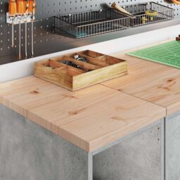 Berkfield Home Garage Storage Cabinet Concrete Grey 30x51x85 cm Solid Wood Pine - Size: 30 x 51 x 85 cm - thumbnail 4