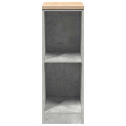 Berkfield Home Garage Storage Cabinet Concrete Grey 30x51x85 cm Solid Wood Pine - Size: 30 x 51 x 85 cm - thumbnail 5