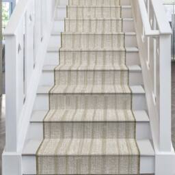 runrug Stair Runner Carpet - Reversible & Durable, 2mm - 'Mojito' in Green - Size: 70 cm x 480 cm - thumbnail 1