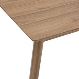 VonHaus Burton Dark Wood Effect 4 Seater Dining Table in Dark Brown - thumbnail 8