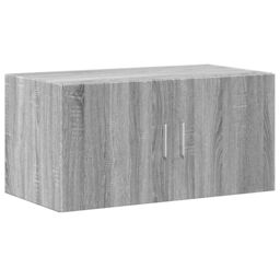 Berkfield Home Storage Cabinet Grey Sonoma 80x42.5x225 cm Engineered Wood - thumbnail 5