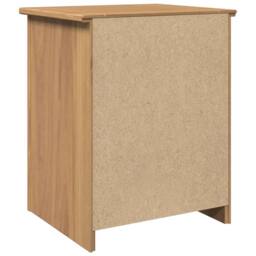 Berkfield Home Bedside Cabinet Panama 46x40x57 cm Solid Wood Pine in Brown - Size: 46 x 40 x 57 cm - thumbnail 7