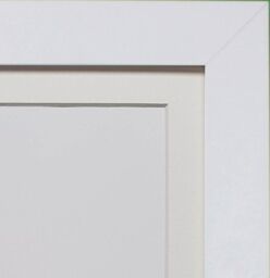 Frames & Mirrors 4U Metro White Frame with Ivory Mount for Image Size 50 x 40 CM - thumbnail 6
