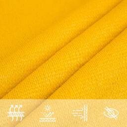 Berkfield Home Sunshade Sail 160 g/m¬≤ Yellow 3x6 m HDPE - thumbnail 7