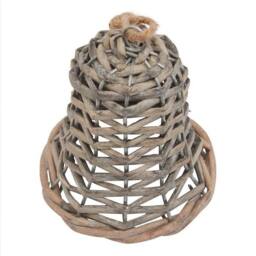 Lemon Pavilion Furniture and Decor The Noel Collection Small Bell Decoration - L6 x W6 x H8 cm - Brown - thumbnail 3