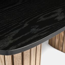 OHS Madison Ribbed Long Coffee Table Living Room Office End Side Table - thumbnail 5
