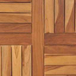 Berkfield Home Table Top Solid Teak Wood Round 2.5 cm 70 cm in Brown - thumbnail 7