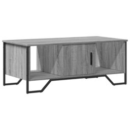 Berkfield Home Coffee Table Grey Sonoma 100x51x40 cm Engineered Wood - Size: 100 x 51 x 40 cm - thumbnail 2