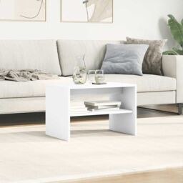 Berkfield Home TV Cabinet White 60x40x40 cm Engineered Wood - Size: 60 x 40 x 40 cm - thumbnail 4