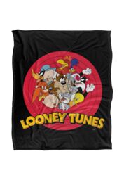 Warner Brothers Looney Tunes Officially Licensed Silky Touch Super Soft Throw Blanket 152 x 127 cm in White - thumbnail 1