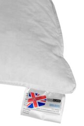 "Homescapes Duck Feather Euro Continental Pillow Pair - 40cm x 80cm (16""x32"") in White - Size: 40 cm x 80 cm" - thumbnail 2