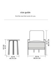 MH London Round Solid Mango Wood Side Table, Bedside End Table for Living Room & Bedroom - Daisy in Dark Brown - thumbnail 7