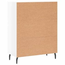 Berkfield Home Sideboard High Gloss White 69.5x34x90 cm Engineered Wood - thumbnail 8