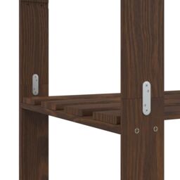Berkfield Home 5-Tier Storage Rack Brown 170x38x170 cm Solid Wood Pine - Size: 170 x 38 x 170 cm - thumbnail 6