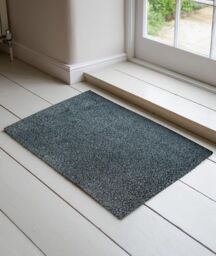 Desire Rugs Non Slip Absorbent Dirt Trapper Entrance Door Mats in Silver - Size: 50 cm x 80 cm - thumbnail 1