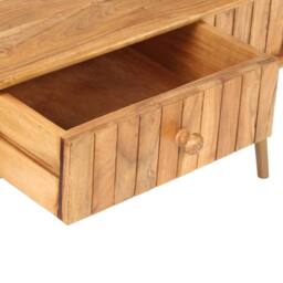 Berkfield Home Coffee Table 100x50x40 cm Solid Acacia Wood in Brown - Size: 100 x 50 x 40 cm - thumbnail 8
