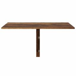 Berkfield Home Folding Wall Table Smoked Oak 100x60x56 cm Engineered Wood in Brown - Size: 100 x 60 x 56 cm - thumbnail 4