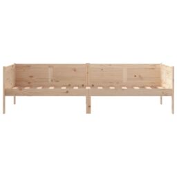 Berkfield Home Day Bed Solid Wood Pine 80x200 cm in Brown - thumbnail 5