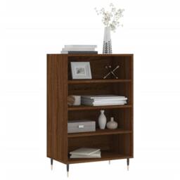 Berkfield Home Highboard Brown Oak 57x35x90 cm Engineered Wood - Size: 57 x 35 x 90 cm - thumbnail 3
