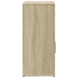 Berkfield Home Sideboards 2 pcs Sonoma Oak 60x31x70 cm Engineered Wood in Brown - Size: 60 x 31 x 70 cm - thumbnail 6
