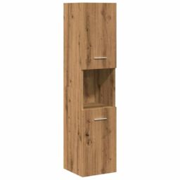 Berkfield Home 5 Piece Bathroom Furniture Set Artisan Oak Engineered Wood in Brown - thumbnail 6