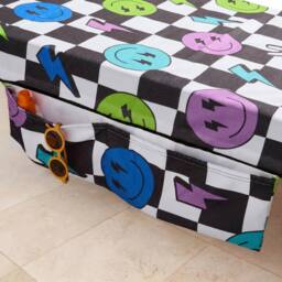 OHS Checkerboard Beach Towel with Bag Quick Dry Absorbent Travel Spa - thumbnail 3