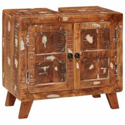 Berkfield Home Bathroom Cabinet with Shelf with Storage with Door Multicolor - thumbnail 2