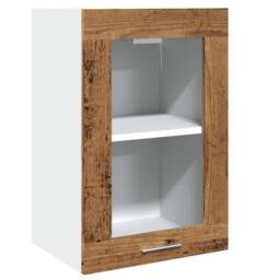 Berkfield Home 11 Piece Kitchen Cabinet Set Old Wood Engineered Wood in Brown - thumbnail 4
