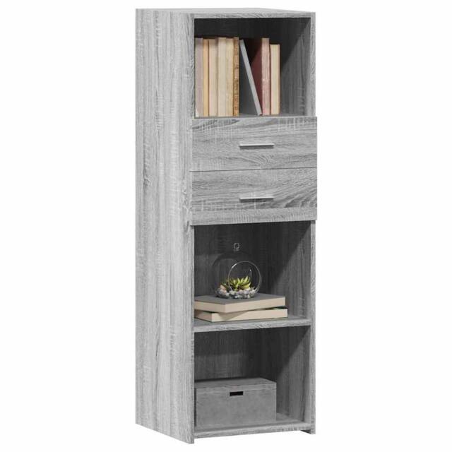 Berkfield Home Highboard Grey Sonoma 40x42.5x124 cm Engineered Wood - image 1