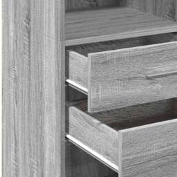 Berkfield Home Highboard Grey Sonoma 40x42.5x124 cm Engineered Wood - thumbnail 8