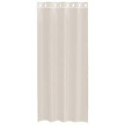 Berkfield Home Voile Curtains with Grommets 2 pcs Cream 140x225 cm - thumbnail 4