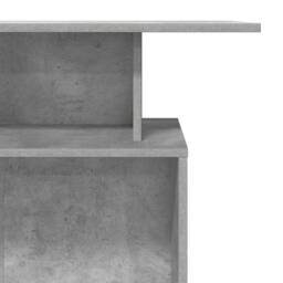 Berkfield Home Reception Desk Concrete Grey 100x40x104 cm Engineered Wood - Size: 100 x 40 x 104 cm - thumbnail 8